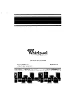 Предварительный просмотр 12 страницы Whirlpool Design 2000 LA7460XM User Manual