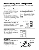 Предварительный просмотр 5 страницы Whirlpool DESIGNERSTYLE 2184589 Use And Care Manual