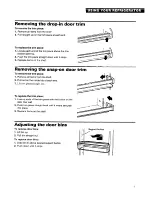 Предварительный просмотр 7 страницы Whirlpool DESIGNERSTYLE 2184589 Use And Care Manual