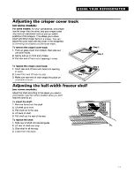 Предварительный просмотр 11 страницы Whirlpool DESIGNERSTYLE 2184589 Use And Care Manual