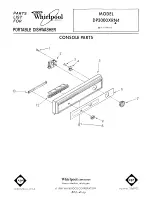 Предварительный просмотр 1 страницы Whirlpool DP3000XRN4 Parts Manual