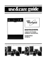 Whirlpool DP3800XLW0 Use & Care Manual предпросмотр