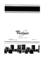 Preview for 16 page of Whirlpool DP3800XLW0 Use & Care Manual