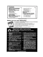 Preview for 2 page of Whirlpool DP6000XR Series Use & Care Manual