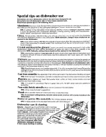 Preview for 11 page of Whirlpool DP8500XT Series Use & Care Manual