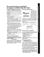 Preview for 15 page of Whirlpool DP8500XT Series Use & Care Manual