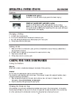 Предварительный просмотр 10 страницы Whirlpool DU018DW Series Use And Care Manual