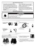 Предварительный просмотр 2 страницы Whirlpool DU018DWT - 12-07 User Instructions