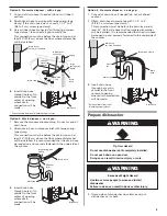 Предварительный просмотр 9 страницы Whirlpool DU018DWT - INSTALLATION 11-2007 Installation Instructions Manual