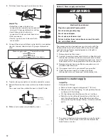 Предварительный просмотр 12 страницы Whirlpool DU018DWT - INSTALLATION 11-2007 Installation Instructions Manual