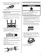 Предварительный просмотр 13 страницы Whirlpool DU018DWT - INSTALLATION 11-2007 Installation Instructions Manual