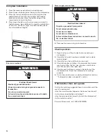 Предварительный просмотр 14 страницы Whirlpool DU018DWT - INSTALLATION 11-2007 Installation Instructions Manual