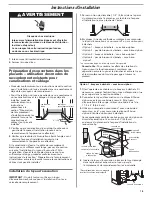 Предварительный просмотр 19 страницы Whirlpool DU018DWT - INSTALLATION 11-2007 Installation Instructions Manual