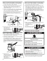 Предварительный просмотр 22 страницы Whirlpool DU018DWT - INSTALLATION 11-2007 Installation Instructions Manual