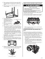 Предварительный просмотр 23 страницы Whirlpool DU018DWT - INSTALLATION 11-2007 Installation Instructions Manual