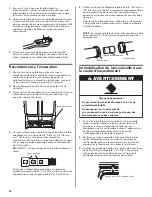 Предварительный просмотр 26 страницы Whirlpool DU018DWT - INSTALLATION 11-2007 Installation Instructions Manual