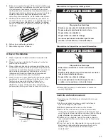 Предварительный просмотр 27 страницы Whirlpool DU018DWT - INSTALLATION 11-2007 Installation Instructions Manual