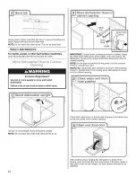 Предварительный просмотр 14 страницы Whirlpool DU1014XTXD Installation Instructions Manual