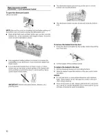 Предварительный просмотр 12 страницы Whirlpool DU1048XTPS0 Use & Care Manual