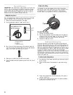 Предварительный просмотр 14 страницы Whirlpool DU1050 Use And Care Manual