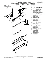 Предварительный просмотр 1 страницы Whirlpool DU1055XTPB4 Parts Manual