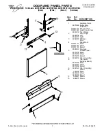 Whirlpool DU1055XTSB0 Parts Manual предпросмотр