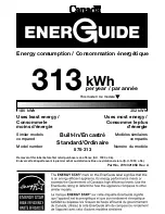 Preview for 2 page of Whirlpool DU1055XTV Energy Manual