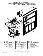 Предварительный просмотр 3 страницы Whirlpool DU1055XTVB3 Parts List