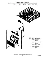 Предварительный просмотр 12 страницы Whirlpool DU1055XTVB3 Parts List