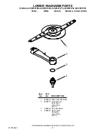 Предварительный просмотр 13 страницы Whirlpool DU1055XTVB3 Parts List