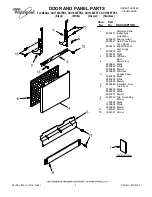 Whirlpool DU1100XTPB3 Parts List preview