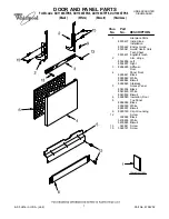 Whirlpool DU1100XTPB6 Parts List предпросмотр