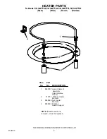 Предварительный просмотр 5 страницы Whirlpool DU1100XTPB8 Parts List