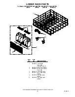 Предварительный просмотр 14 страницы Whirlpool DU1100XTPB8 Parts List