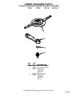 Preview for 4 page of Whirlpool DU1100XTPB9 Parts List