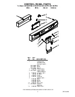 Предварительный просмотр 2 страницы Whirlpool DU1100XTPBB Parts List