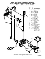 Предварительный просмотр 4 страницы Whirlpool DU1100XTPBB Parts List