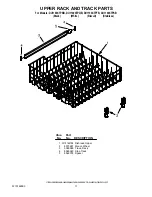 Предварительный просмотр 11 страницы Whirlpool DU1100XTPBB Parts List