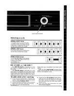 Предварительный просмотр 9 страницы Whirlpool DU2900XM Use & Care Manual