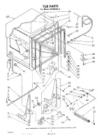 Предварительный просмотр 3 страницы Whirlpool DU3003XL-0 Parts List