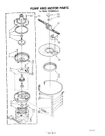 Предварительный просмотр 10 страницы Whirlpool DU3003XL-0 Parts List