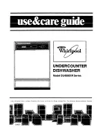 Whirlpool DU4000XR Series Use & Care Manual предпросмотр