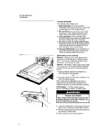 Preview for 10 page of Whirlpool DU4000XY Use & Care Manual