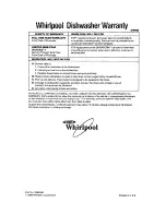 Предварительный просмотр 16 страницы Whirlpool DU5200XW Use & Care Manual