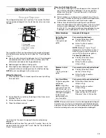 Предварительный просмотр 11 страницы Whirlpool DU640 Series Use & Care Manual