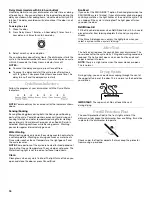 Предварительный просмотр 16 страницы Whirlpool DU640 Series Use & Care Manual