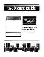 Предварительный просмотр 1 страницы Whirlpool DU7500XR Series Use & Care Manual