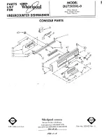 Whirlpool DU7503XL-0 Parts List предпросмотр