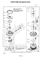 Предварительный просмотр 13 страницы Whirlpool DU7503XL-0 Parts List