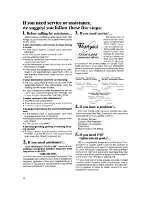 Preview for 14 page of Whirlpool DU7600XS Series Use & Care Manual